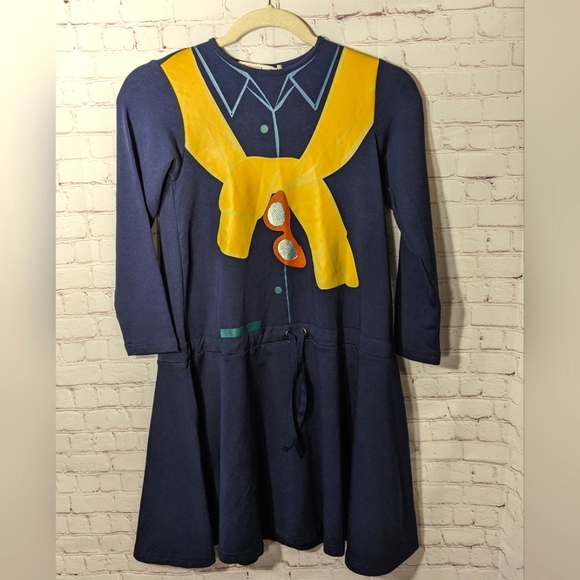 NWT TEELANYC "Sweater" Skater Drawstring Bamboo Cotton Dress Size 11/14 - Picture 1 of 12